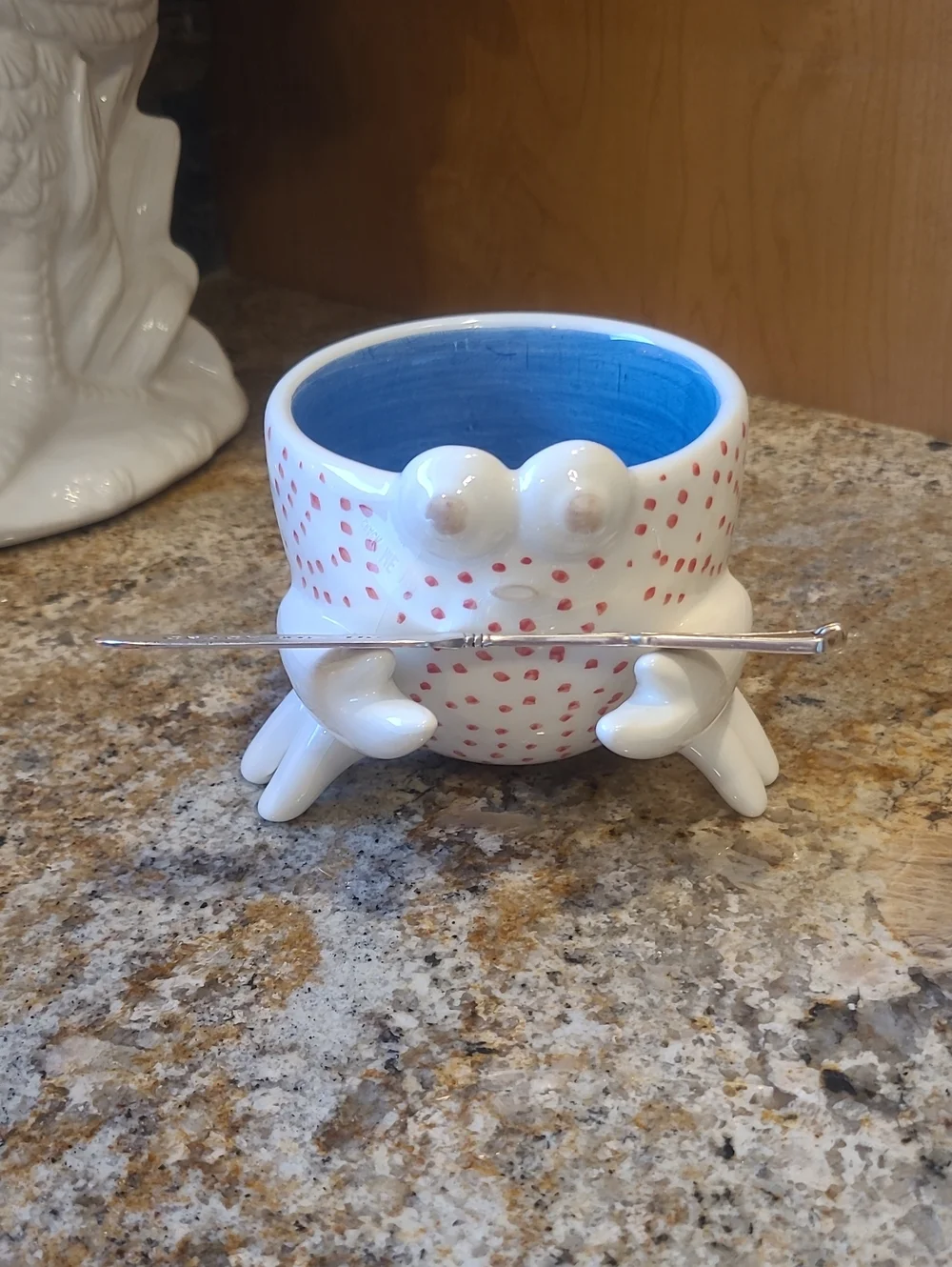 Mud Pie small crab serving bowl w/ spreader